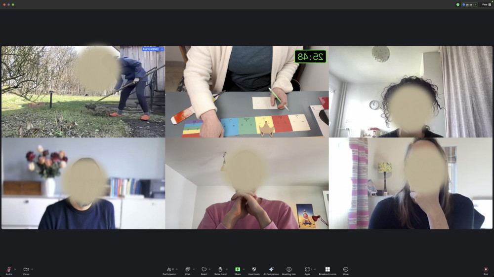 Flow Session Co-Working on Zoom
